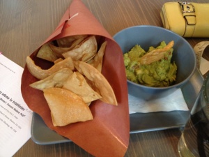 One of the appetizers my husband ordered. They hand make their tortilla chips (so good) and their guacamole is one of the best I've ever had!!